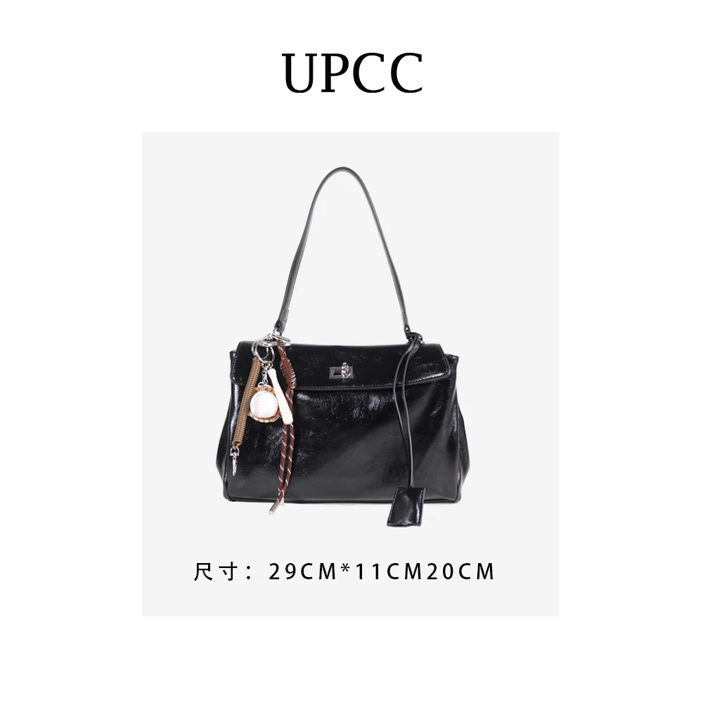 【UP7025#】24秋冬新款时尚高级感女士休闲大容量通勤包单肩斜挎包