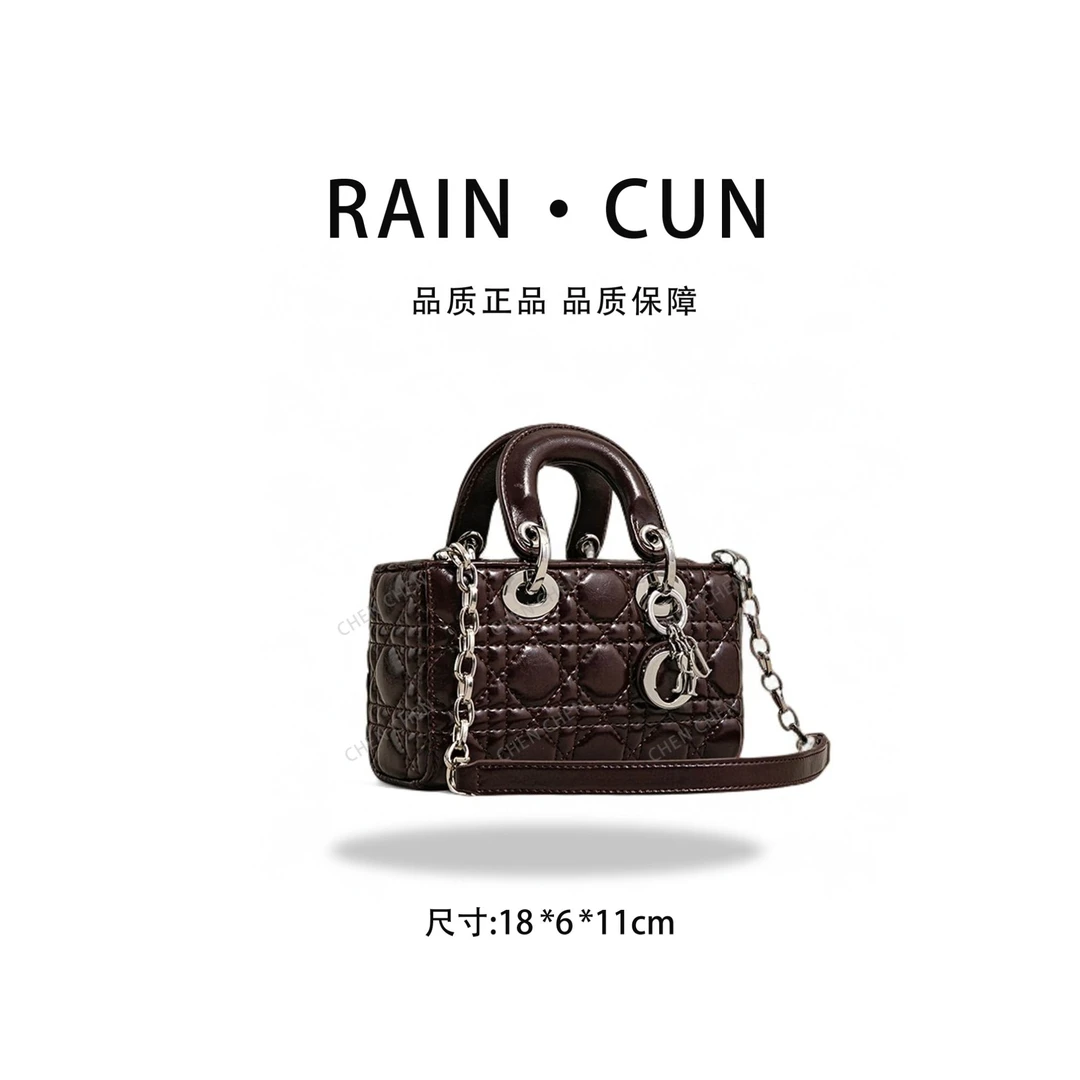 【YI CHEN】SK-82329-2-巧克力-高定轻奢时尚百搭潮流女士包包