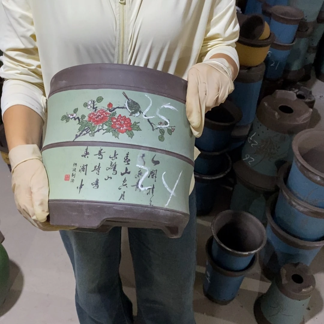 紫砂花盆紫砂花盆