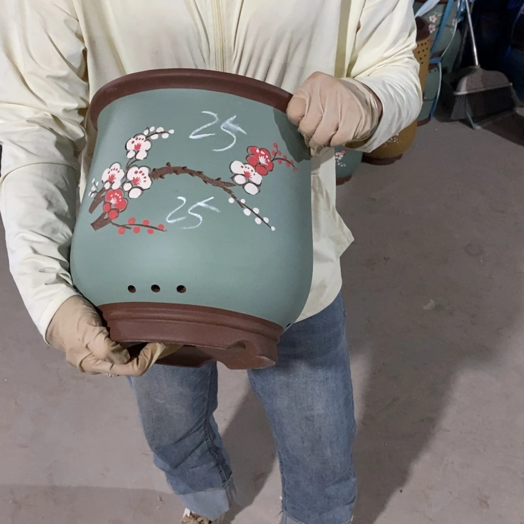 紫砂花盆紫砂花盆