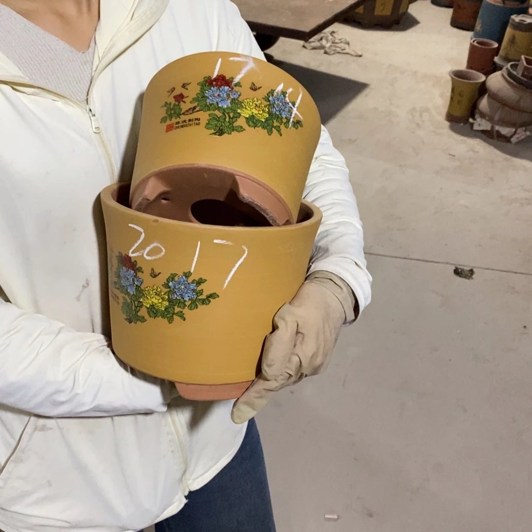 紫砂花盆紫砂花盆