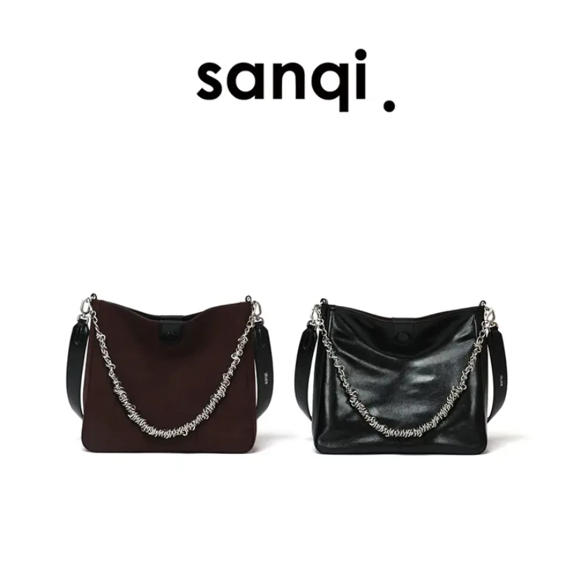 【双面水桶2680】sanqimtime2680#百搭斜挎链条单肩包水桶包腋下