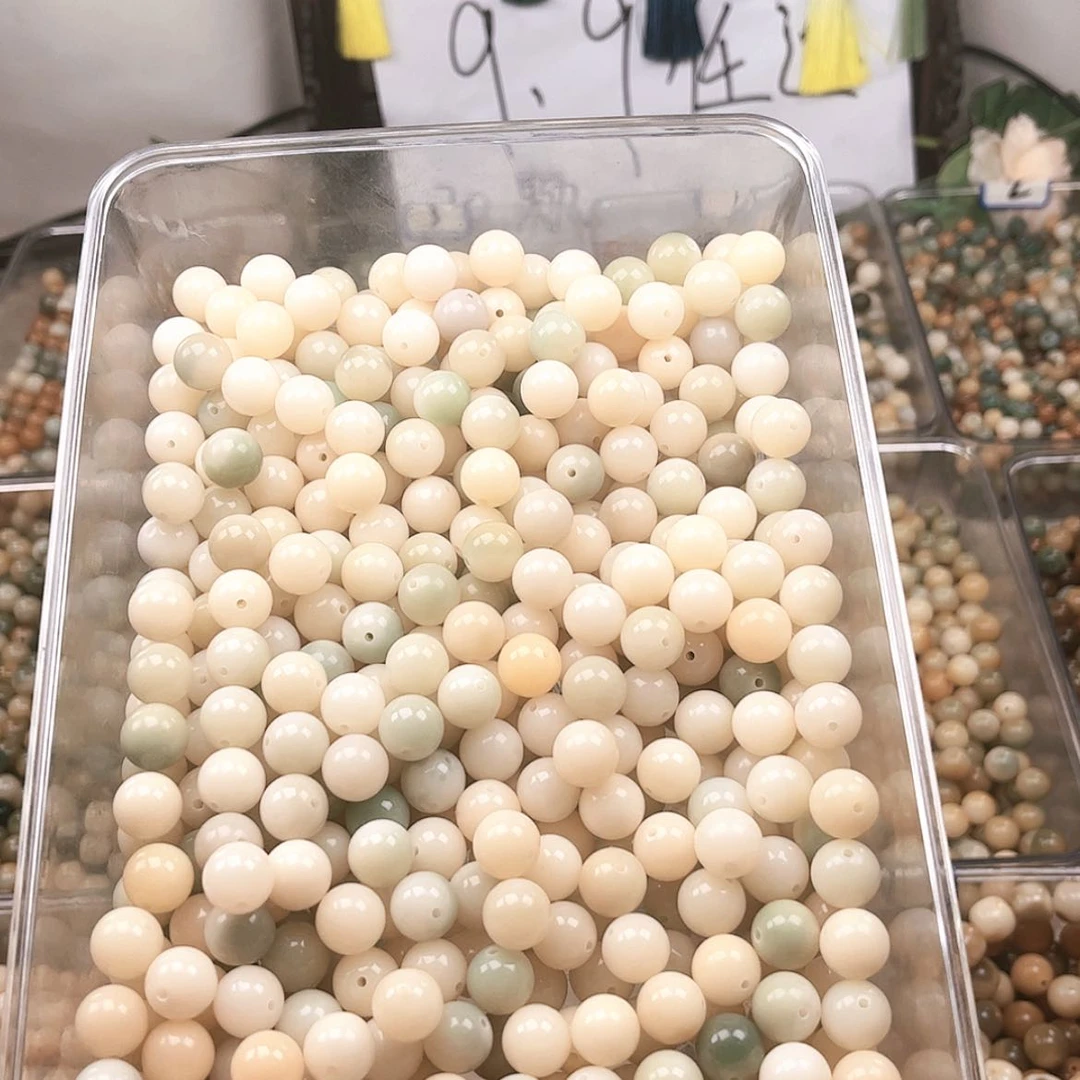 【闪购商品】白玉菩提手串薄荷奶绿12MM30颗