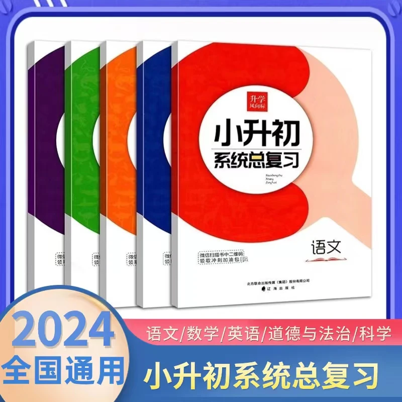 2025必备小升初系统总复习语文数学英语道德与法治科学全新通用版
