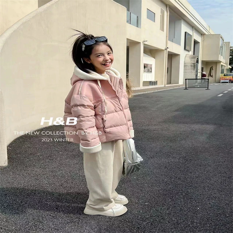 305儿童时尚休闲90白鸭绒防水拼接羽绒服88613