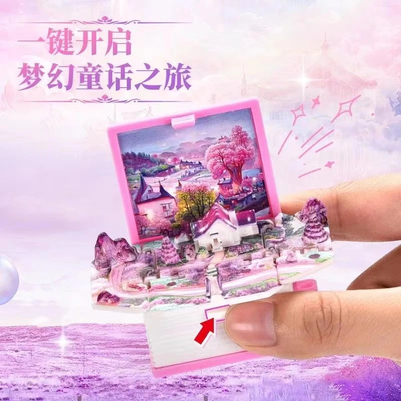 【JZYM】立体3D折叠弹爆书梦幻城堡恐龙太空人足球篮球圣诞创意玩具