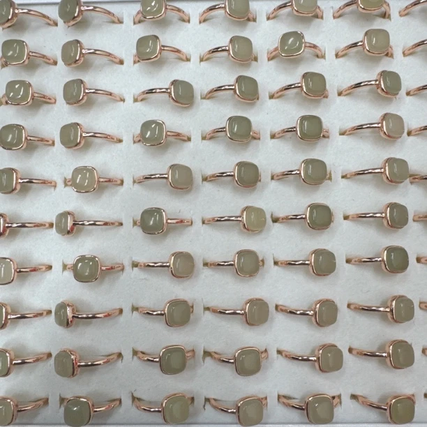 天然和田玉戒指，多样性发货拍一发一