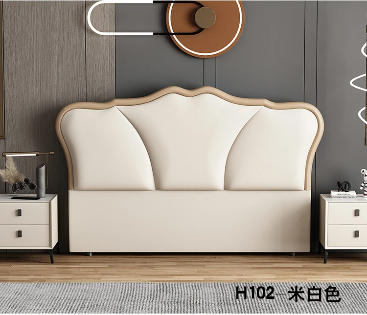 2024超薄极简一体软包床头