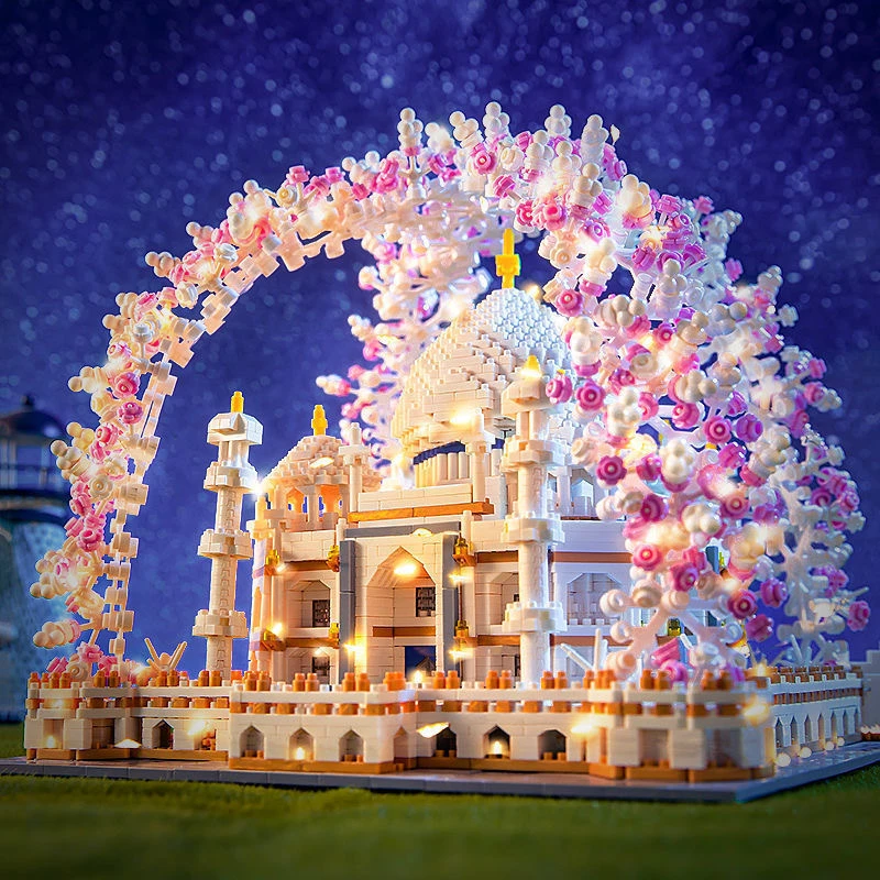 公主泰姬陵积木拼装迪士尼城堡建筑玩具模型6-18岁女孩子生日礼物