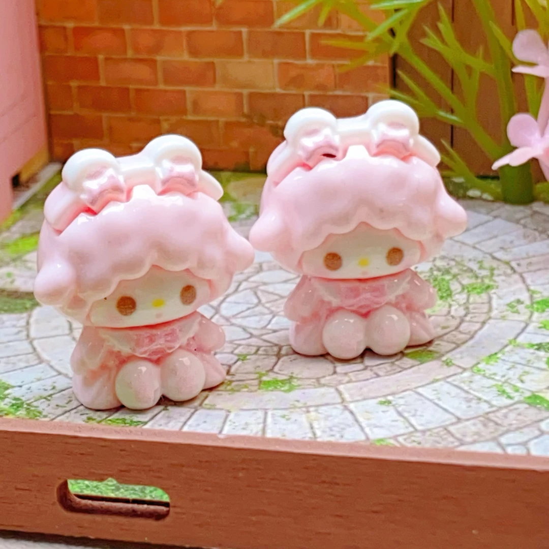 猫猫小羊2.0  diy奶油手机壳树脂配件手工材料饰品