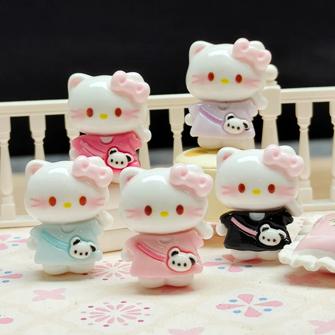 小背包KK猫 DIY奶油手机壳树脂配件手工发夹材料饰品