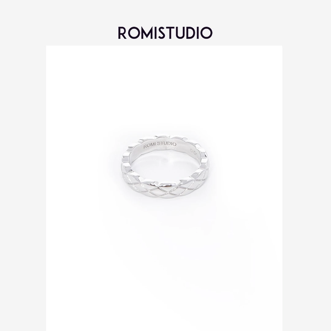 合金仿水晶戒指 ROMI STUDIO 【心头爱】轻奢气质感戒指R9017