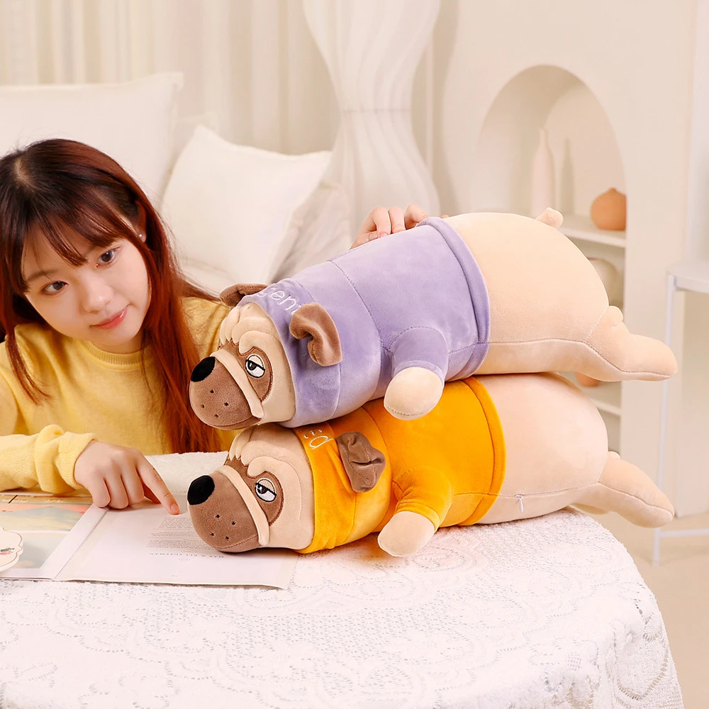青春奋斗沙皮狗公仔毛绒玩具趴趴狗玩偶懒人睡觉长抱枕生日礼物女