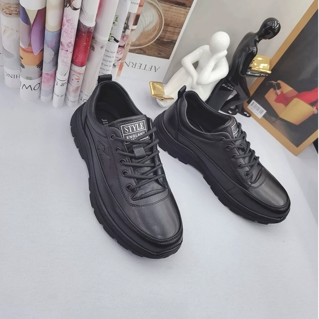 真皮运动时尚百搭潮流休闲男士休闲鞋潮鞋