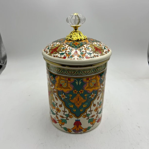 【俄罗斯高罐】珐琅搪瓷茶罐电磁炉明火通用