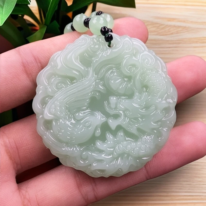 龙凤牌.手工男女同款单面时尚经典百搭精美吊坠