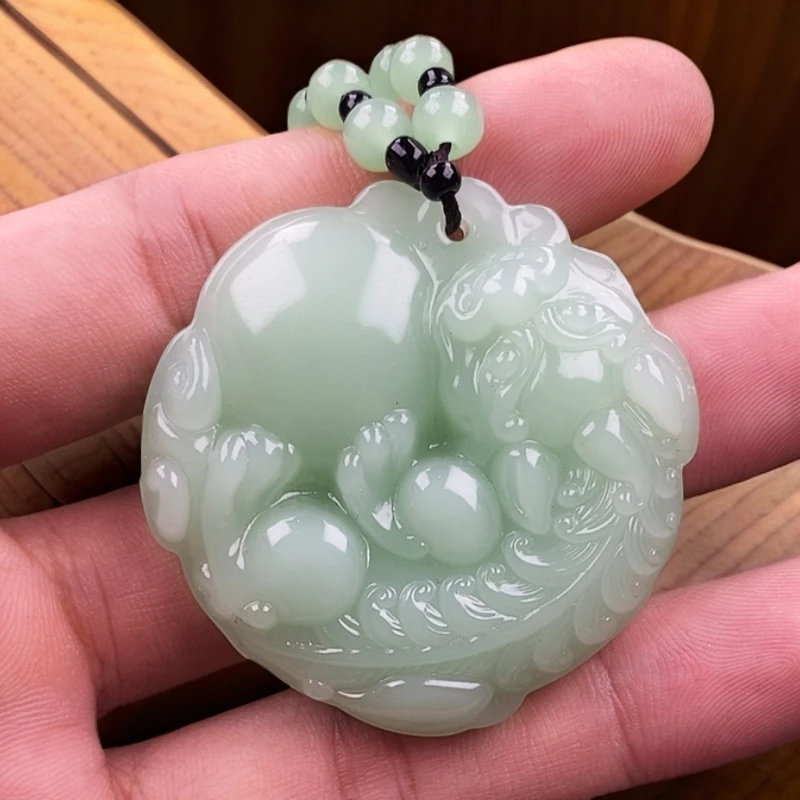 貔貅抱宝6.手工男女同款单面时尚经典百搭精美吊坠