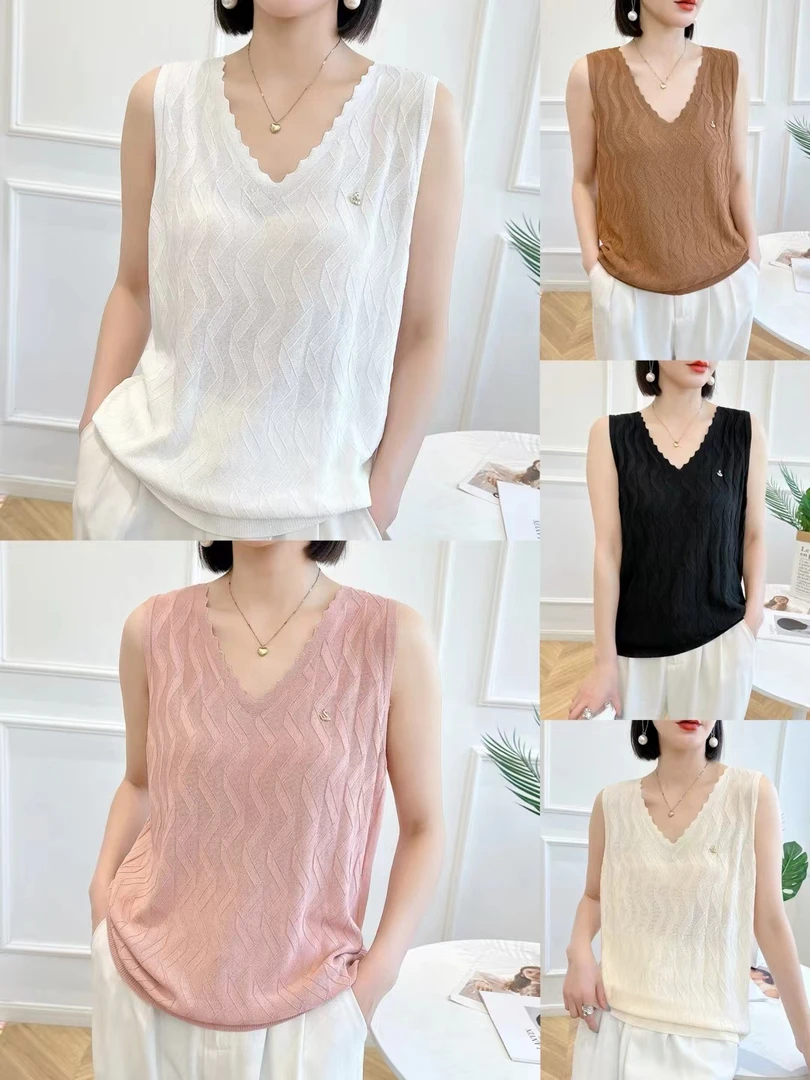 天美专享，吊带背心百搭气质宽松内搭无袖大码女背心