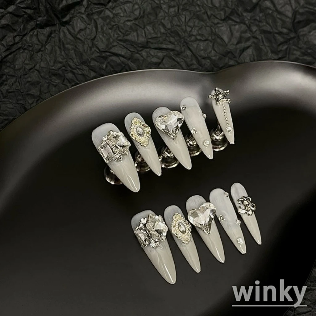 【WINKY 宫廷】纯手工穿戴甲片小众宫廷美甲饰品穿戴甲片