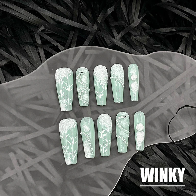 【WINKY 千寻】W155 纯手工穿戴甲片 WINKY 千寻美甲饰品穿戴甲片