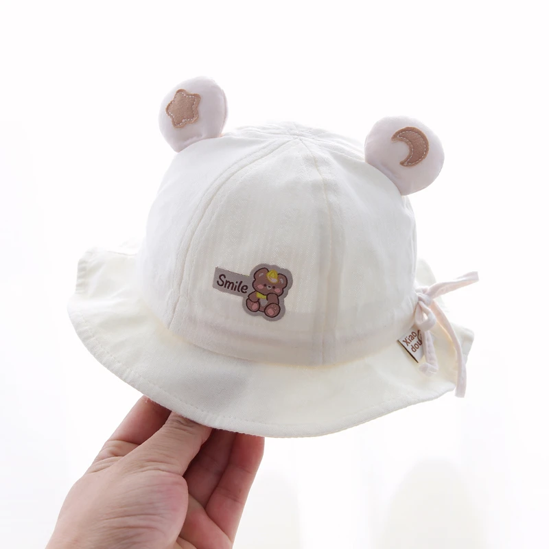 XINGDUOXIONG/星朵熊婴儿帽子春秋薄款宝宝可爱渔夫帽盆帽婴幼儿