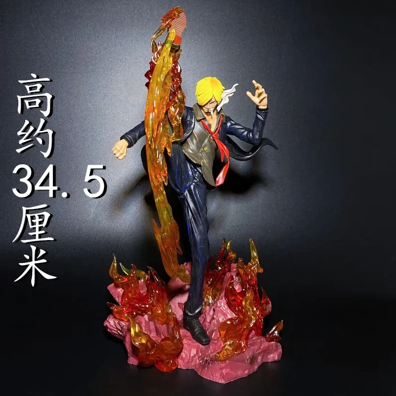 海贼王 WF 恶魔风脚山治 手办草帽团三主力模型摆件周边动漫盒装