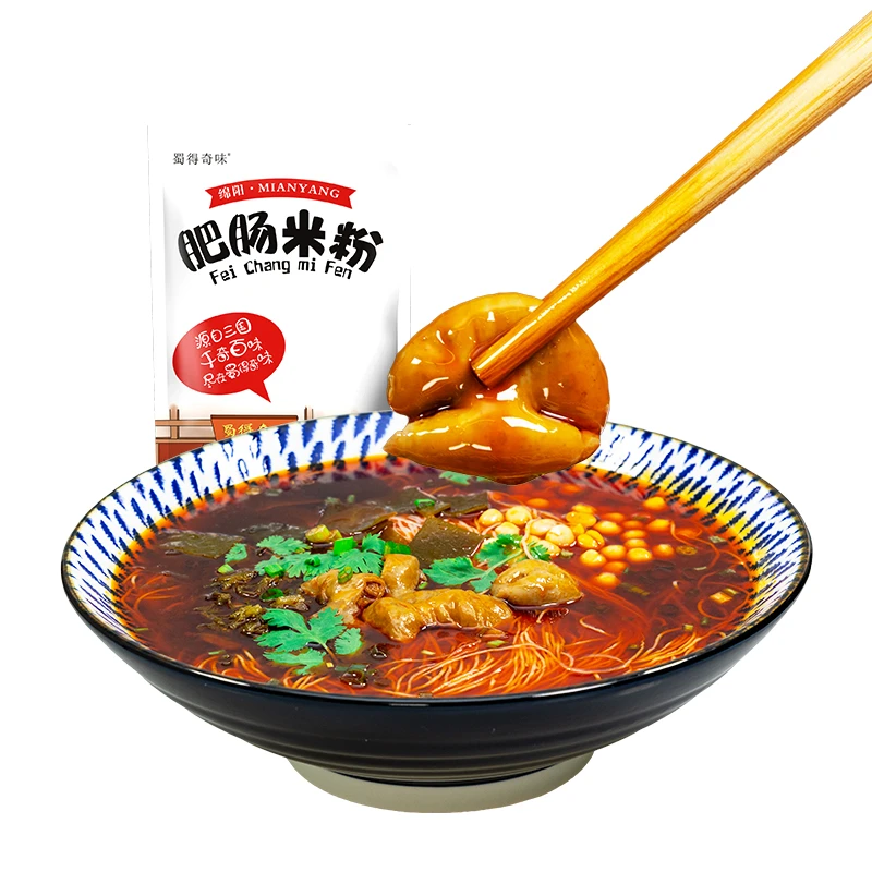 蜀得奇味 正宗绵阳米粉美食微辣速食细米线麻辣牛肉肥肠米粉1袋