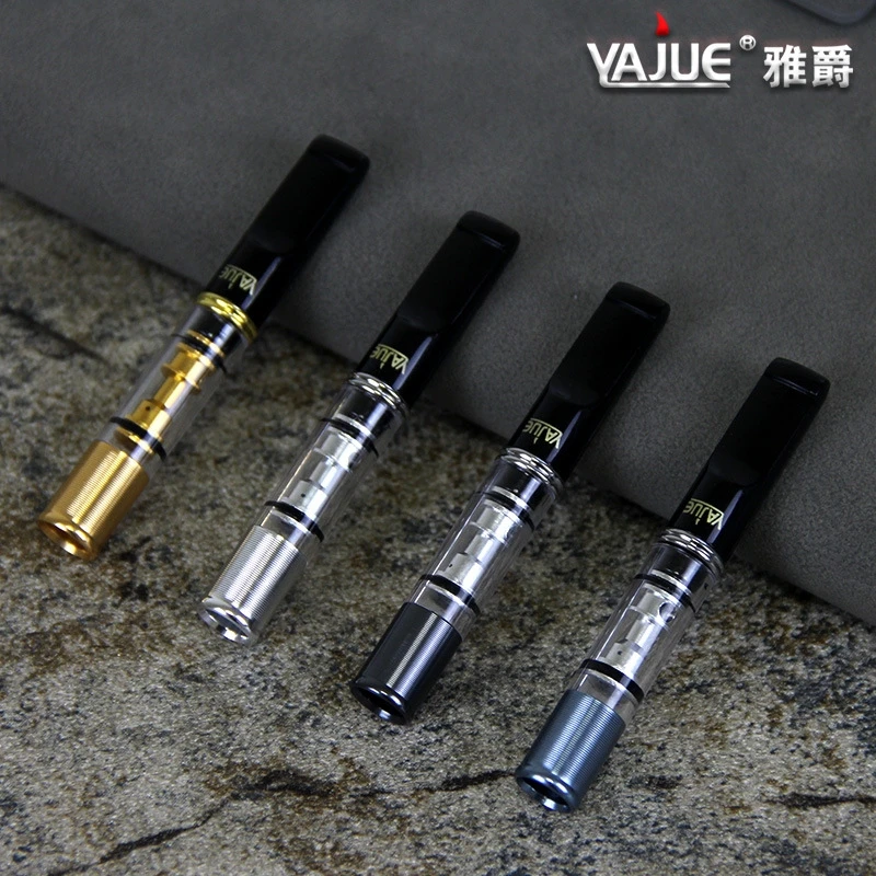 雅爵 可拆卸可清洗焦油过滤器 循环型双重过滤嘴套装带实用便携盒