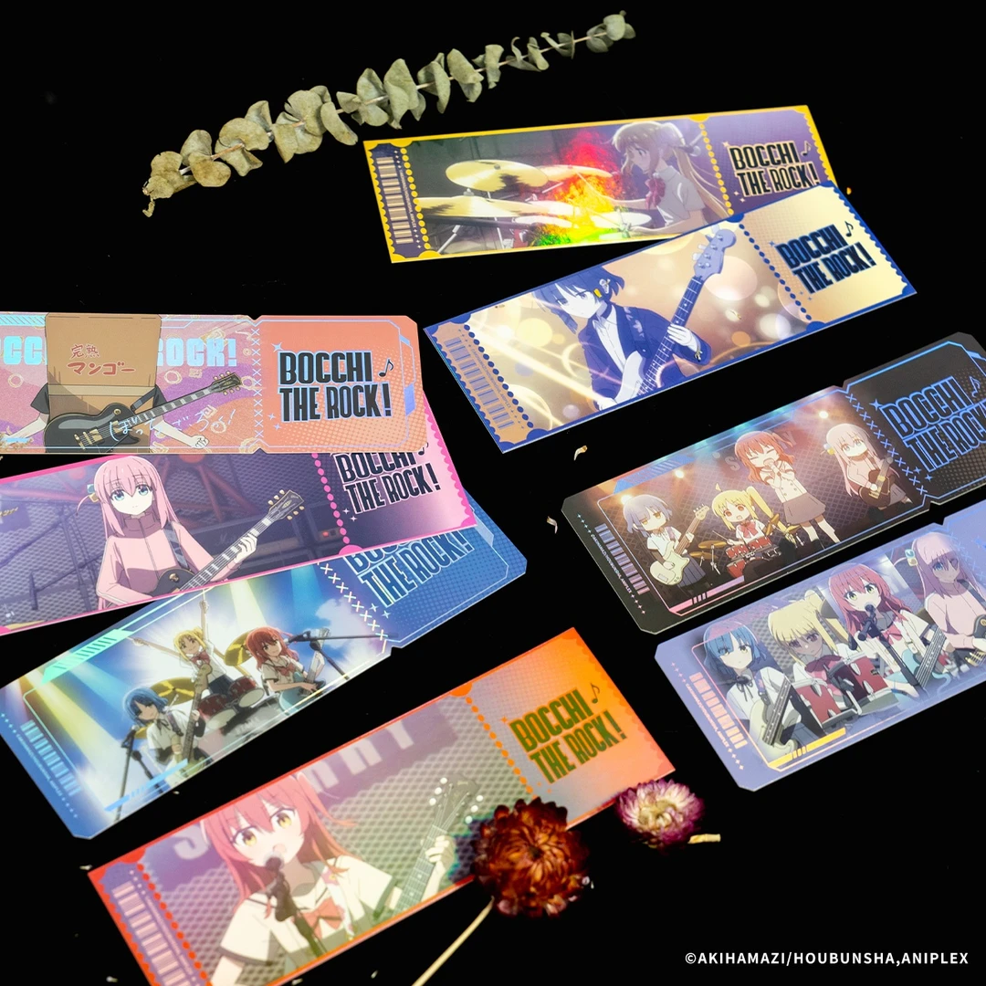 ANIPLEX-孤独摇滚 盲抽镭射票 套票 动漫周边 二次元