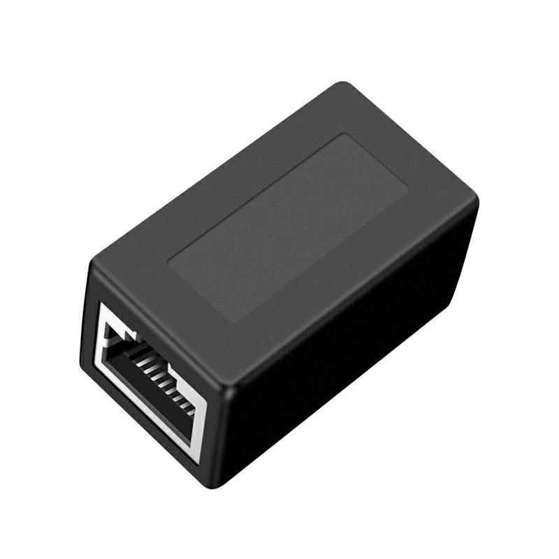 唯格网线对接头rj45双通连接器千兆网线延长对接头