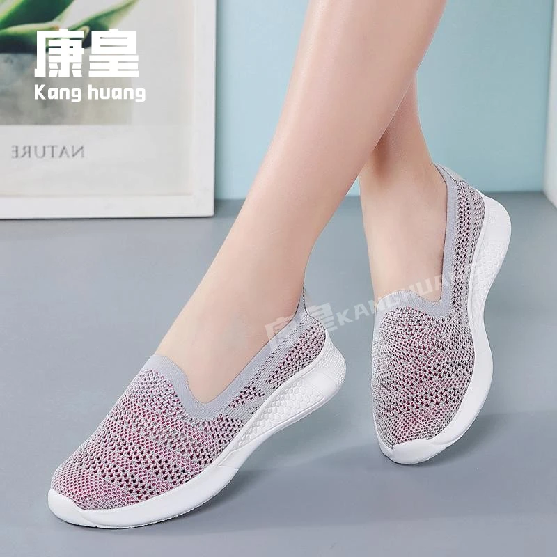 老北京布鞋女春秋网面透气网鞋中老年人妈妈鞋软底大码老人奶奶鞋