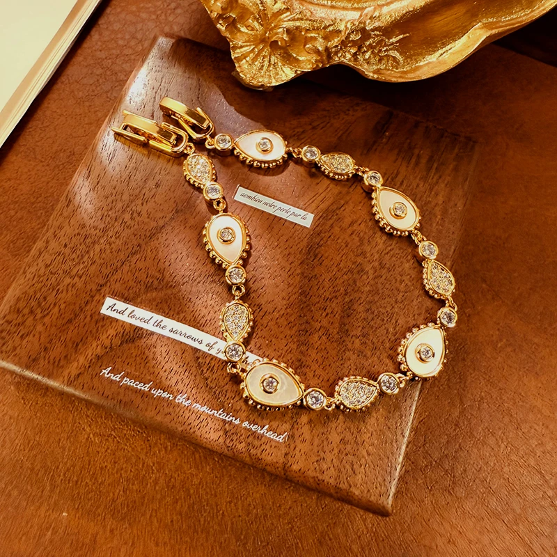 铜合金手链 IVANI《神秘守护》水滴贝贝A814手链