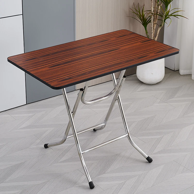 桌子折叠餐桌家用长方形简易吃饭桌户外便携摆摊桌椅组合小户型桌