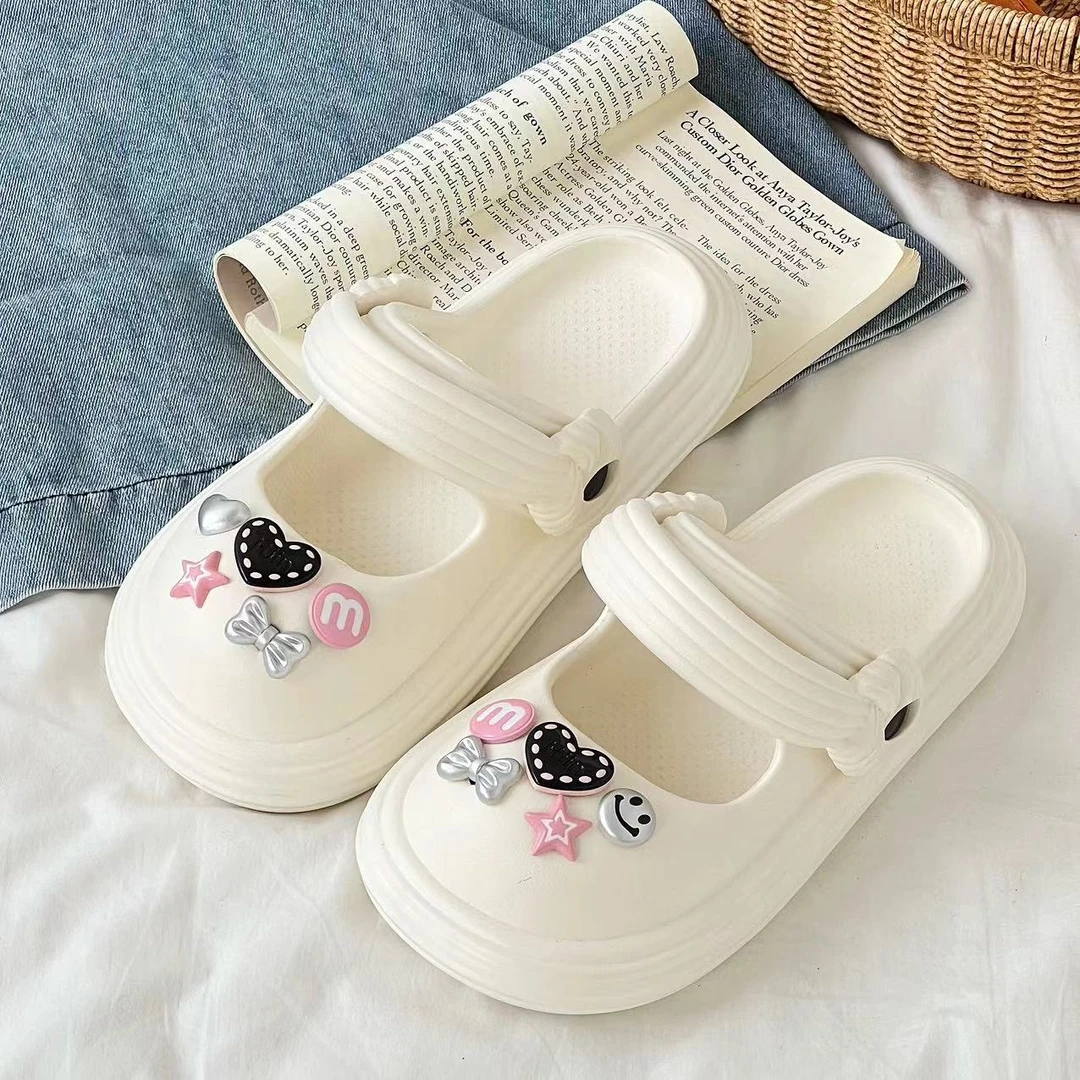 甜酷洞洞鞋女款2024新款夏天外穿防滑网红eva凉鞋沙滩凉拖鞋女夏