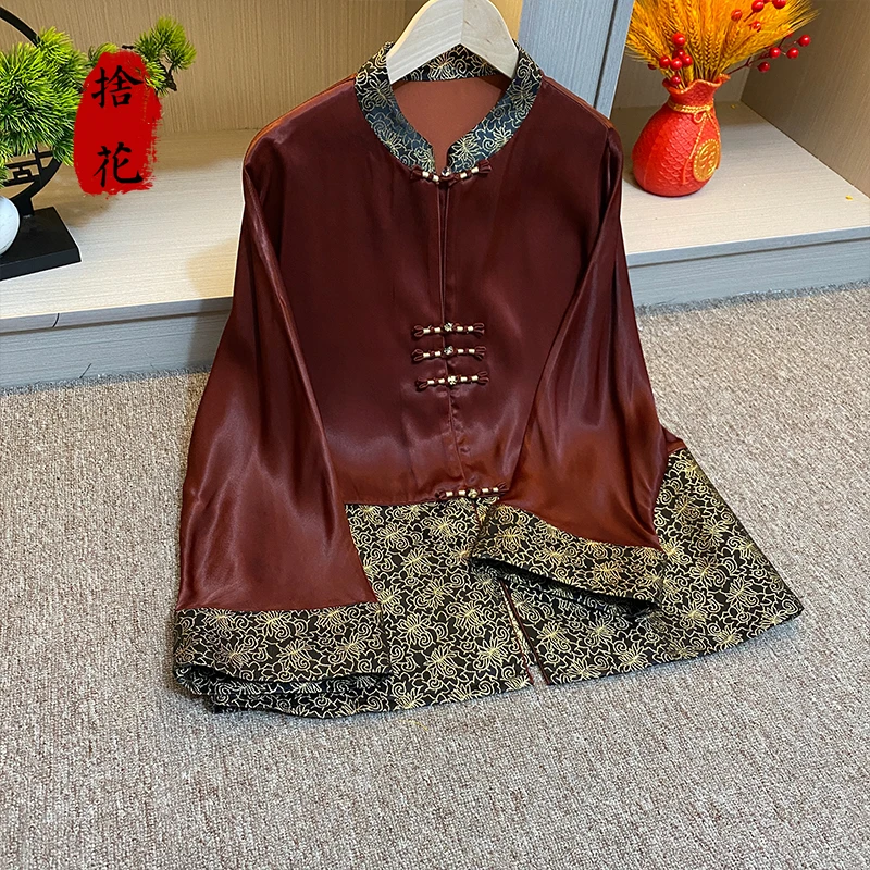 【琬芯】新中式中国风国潮时尚气质设计师版女装上衣复古外套