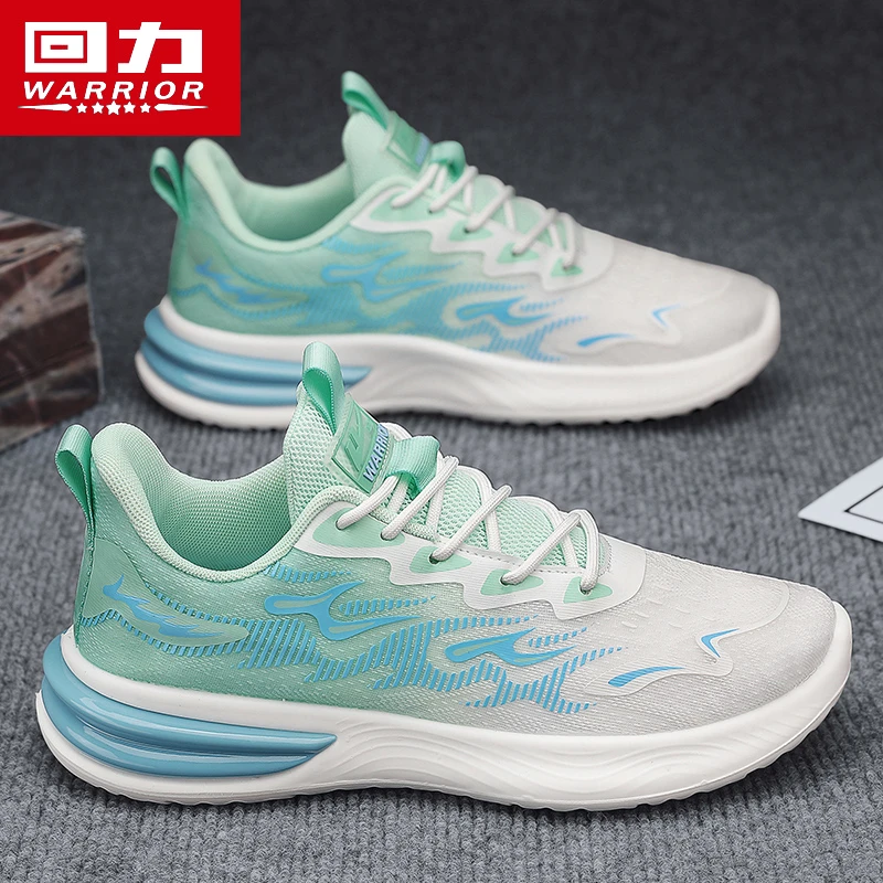 回力男鞋秋季休闲百搭潮鞋青少年飞织网面透气轻便软底跑步鞋男誉