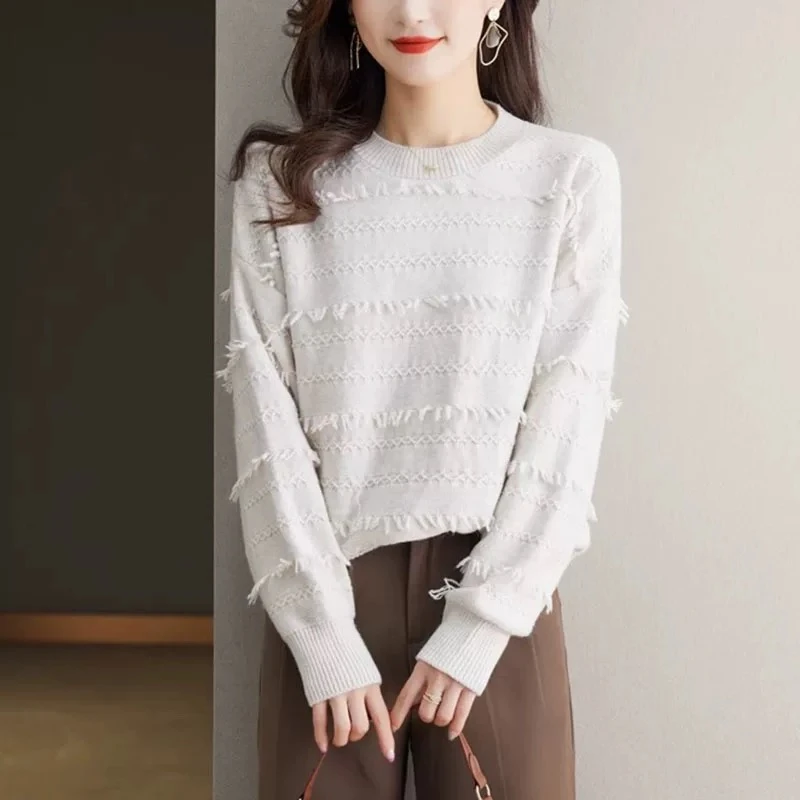 【遂宁恒宣】C53662时尚新款女士上衣打底衫毛衣针织衫