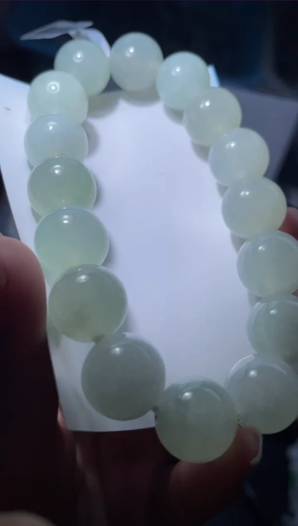 【闪购商品】定制翡翠未镶嵌天然缅甸A货翡翠手串71