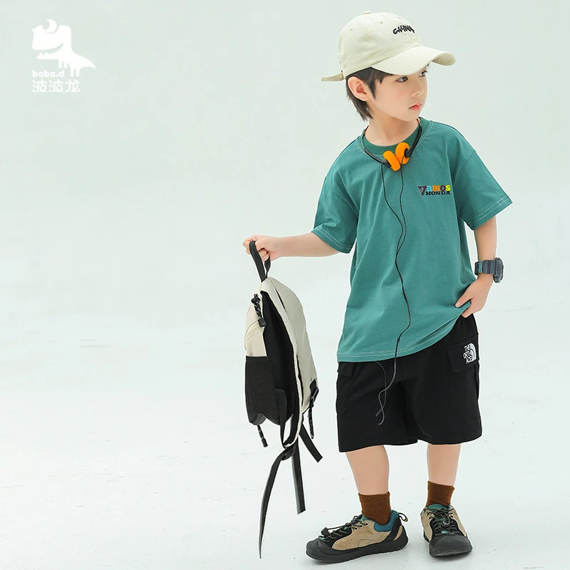 波波龙童装男童夏季短袖T恤2421229152