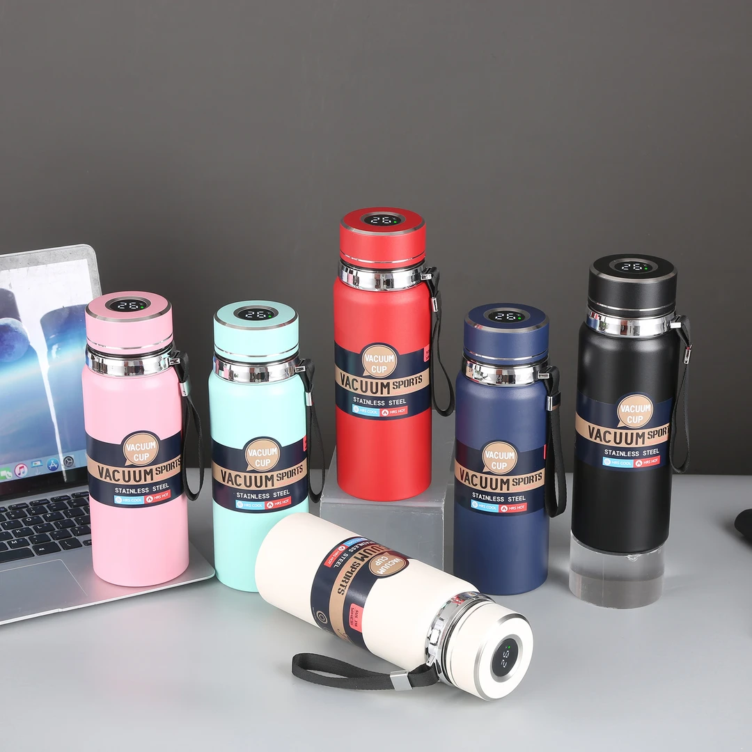 新款高颜值【316不锈钢保温杯】 触屏显示温度真空保温保冷杯防摔