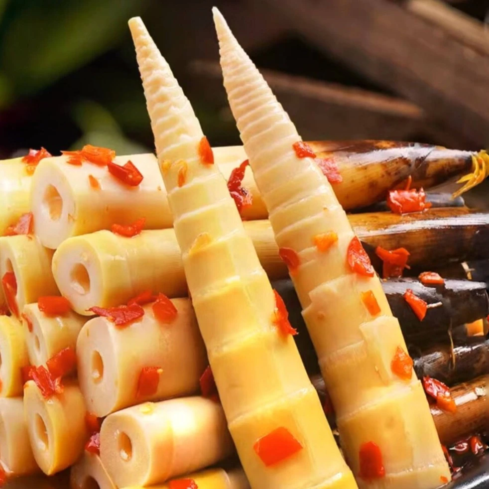 夷山夷水手剥笋开袋即食260g香辣脆笋泡椒笋尖低卡饱腹感竹笋零食