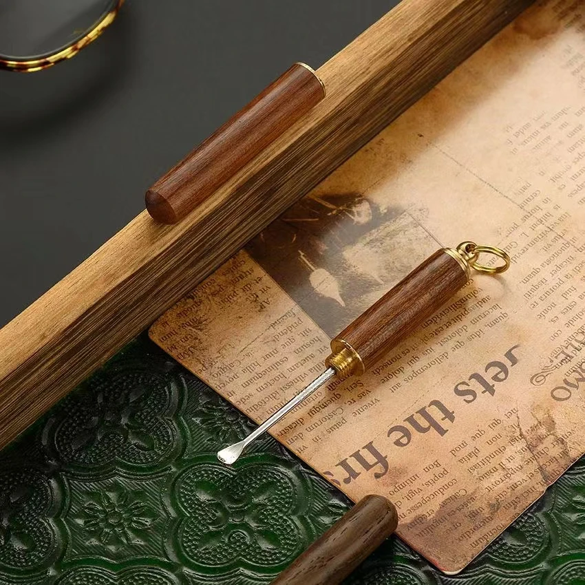 花梨木挖耳勺一个