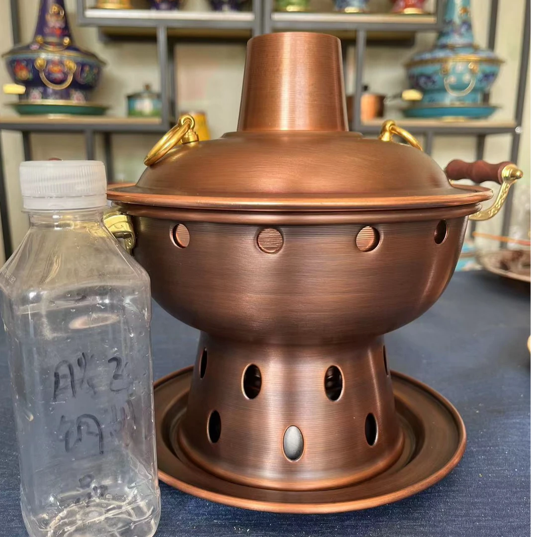 单人两人用（环保油）铜火锅20CM