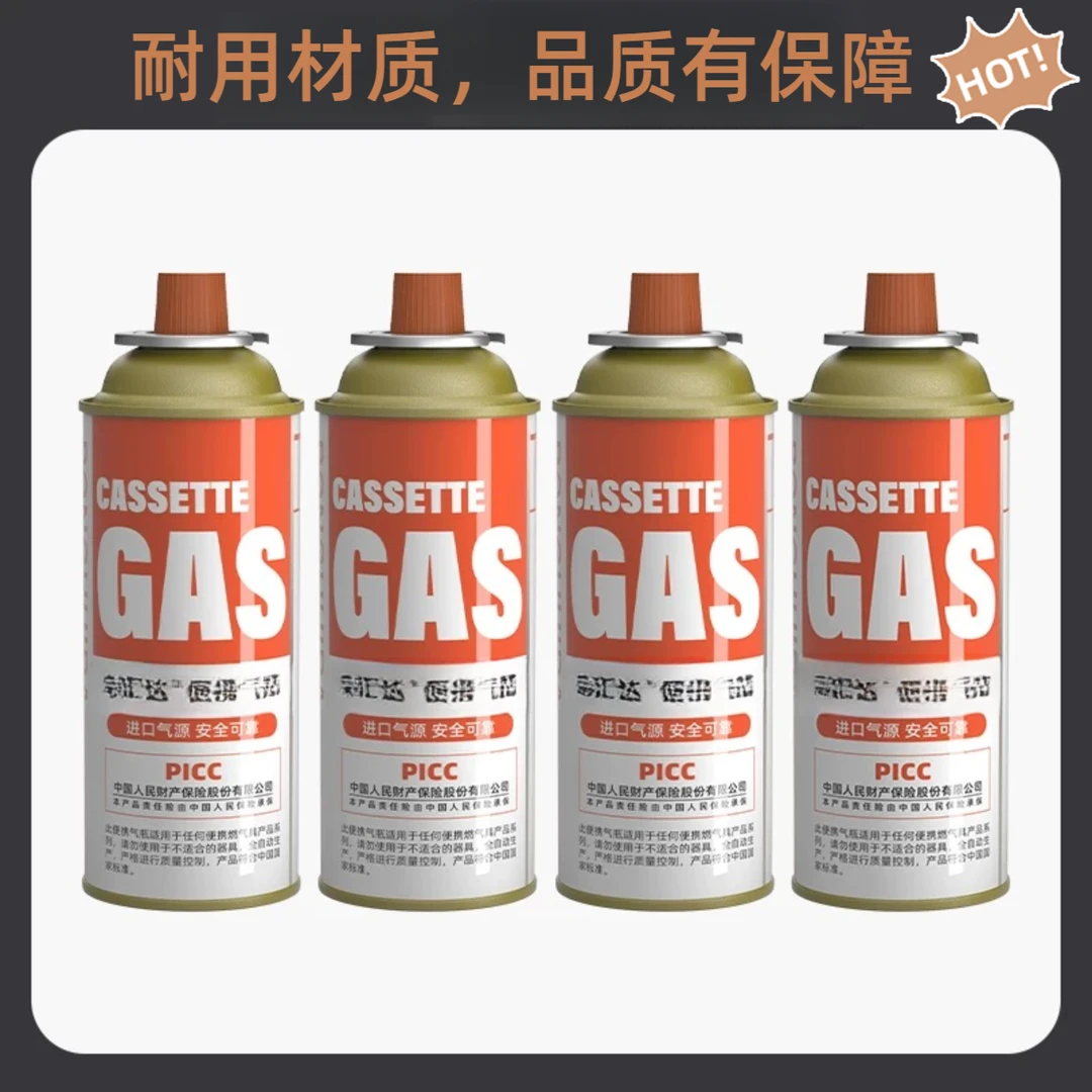卡式通用气罐卡式炉烧猪毛户外野炊露营瓦斯便携大容量收纳包220g