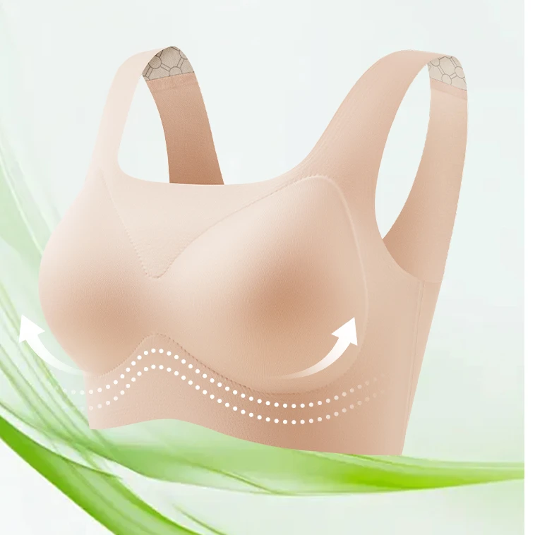 【繁花】远红外生物陶瓷承托聚拢舒适一片式秋冬美背内衣   719