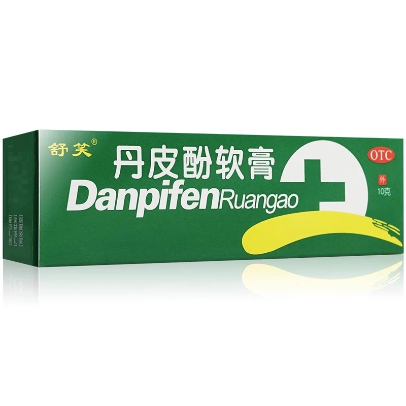 舒笑 丹皮酚软膏10g 抗过敏药消炎止痒皮肤瘙痒湿疹皮炎蚊虫叮咬