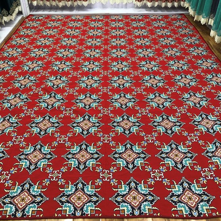 民族风家用双层加厚客厅卧室地垫3×2（توقۇلماپالاس）