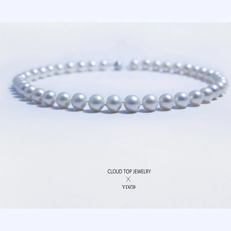 【王总专属】王炸淡水云顶白雪珍珠全珠链点位9-12mm【多样性发货】
