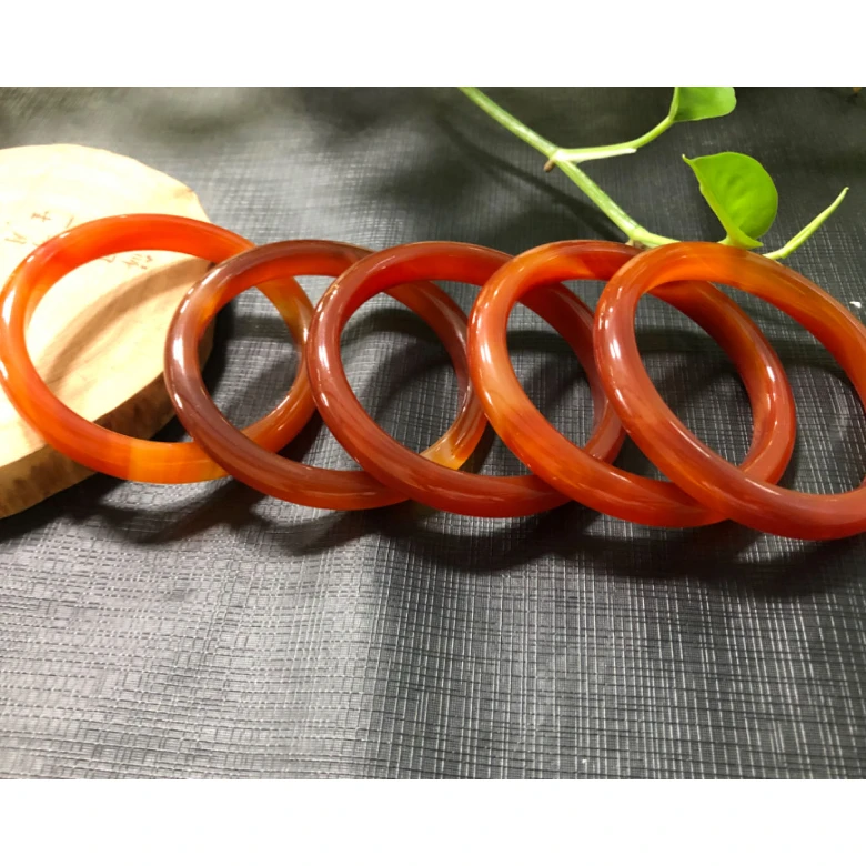 江德洋珠宝S1986麒麟血玉红玛瑙手镯-多样性发货只发一件-