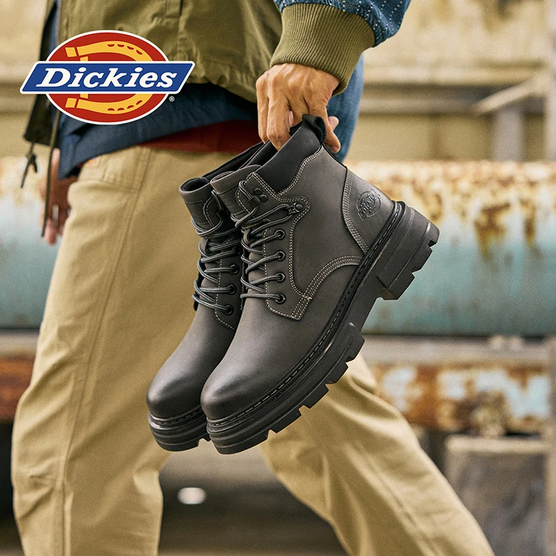 Dickies2025冬季新款百搭休闲马丁靴男鞋男士靴子短靴英伦风复古
